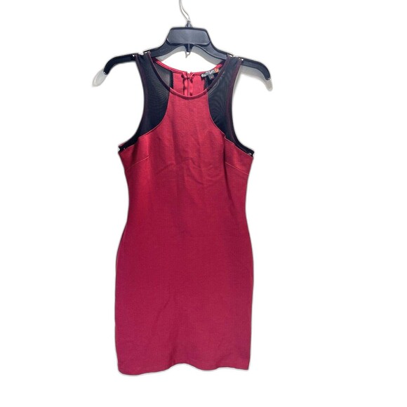 Guess Red Dress With Black Mesh Accents Women’s Adult Size Small - Picture 1 of 6